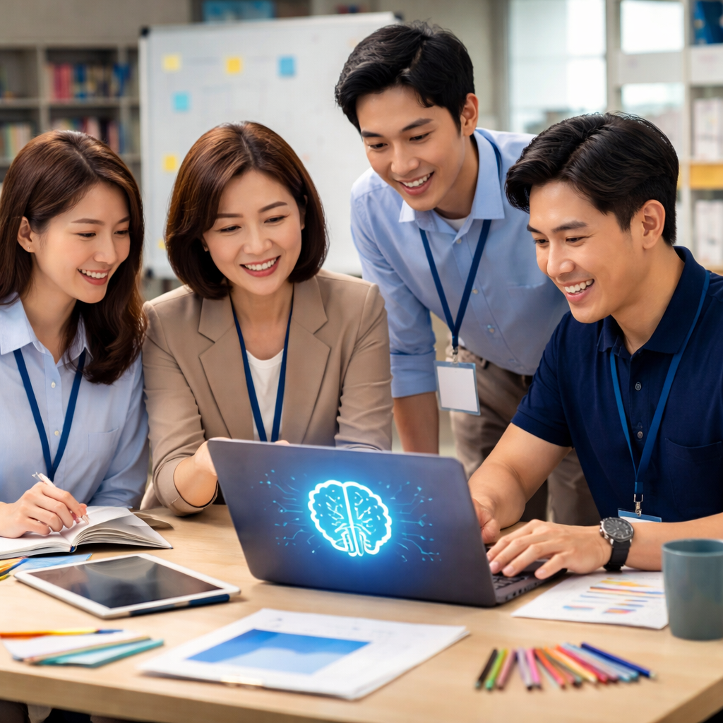 AI in the Workplace: Practical AI Literacy for Non-teachnology School Personnel